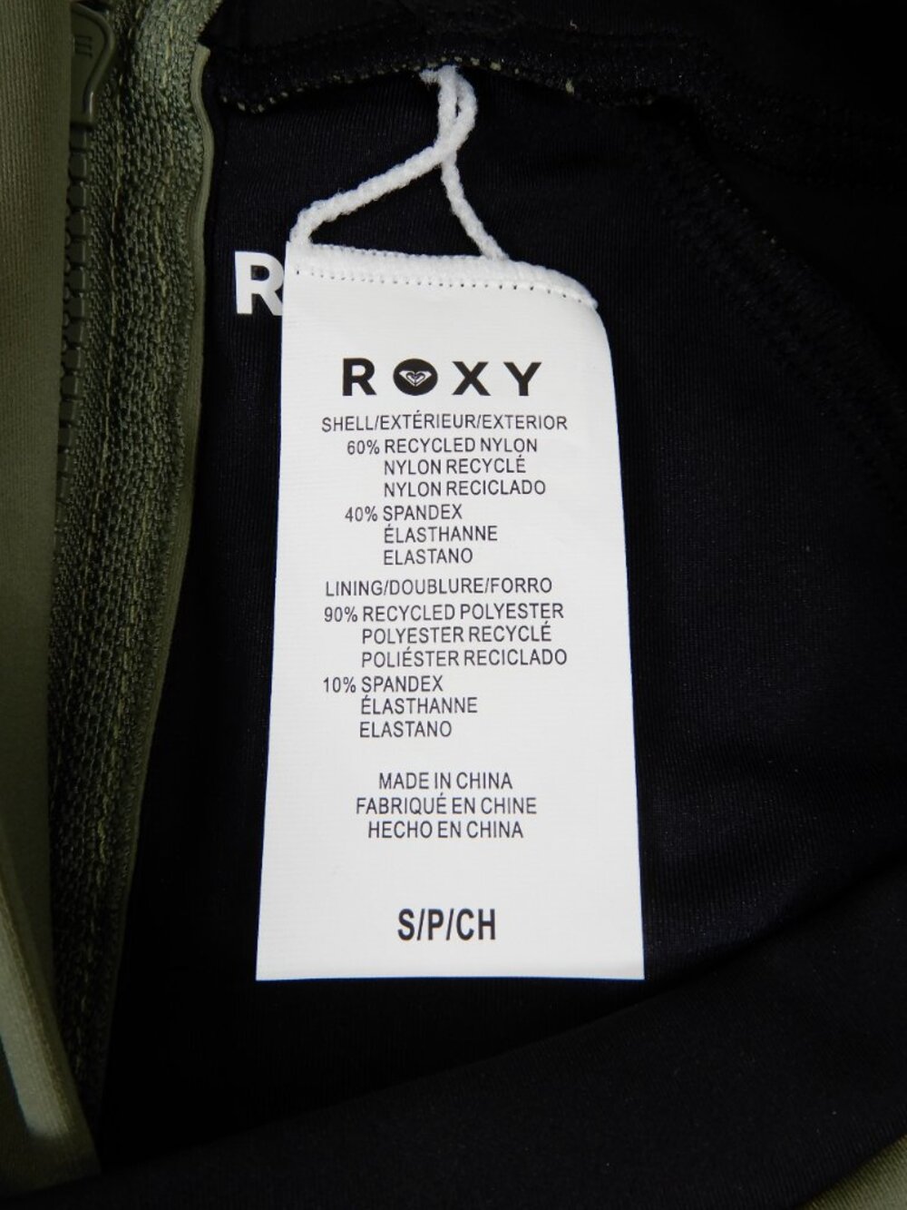 Roxy Surfer Paradise Surf One Piece Swimsuit Rashguard Size S Long Sleeve NEW - Picture 10 of 11